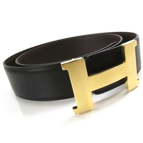 hermes black and gold h belt|authentic Hermes men's belt.